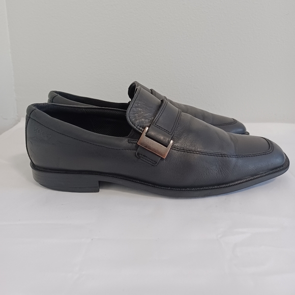 ECCO mens black leather Dress oxfords shoes size 41 main image 5
